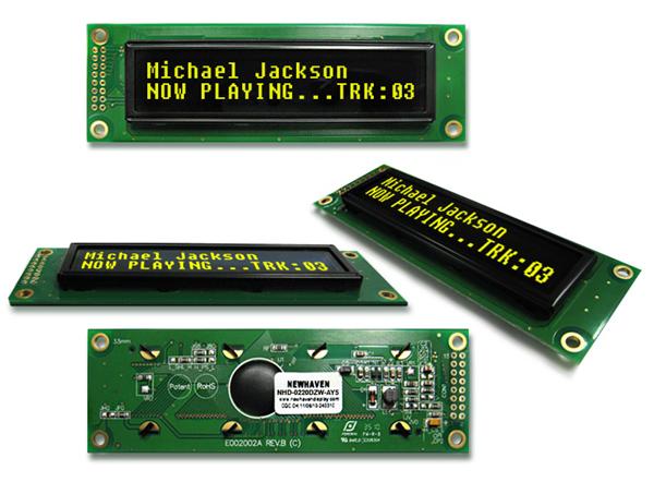 Newhaven Display NHD-0220DZW-AY5 Newhaven Display NHD-0220DZW-AY5