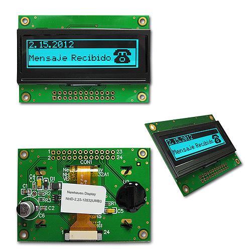 Newhaven Display NHD-2.23-12832UMB3 Newhaven Display NHD-2.23-12832UMB3