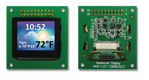 Newhaven Display NHD-1.27-12896UGC3 Newhaven Display NHD-1.27-12896UGC3