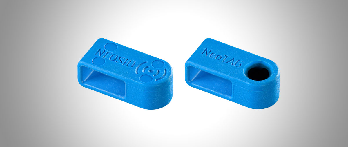Новый RFID-передатчик от NEOSID для кабельных стяжек и других крепежных элементов.
