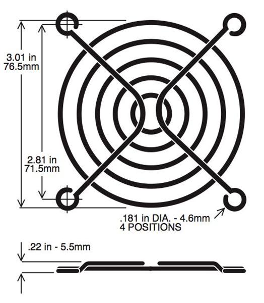 Orion Fans G80-18B Orion Fans G80-18B